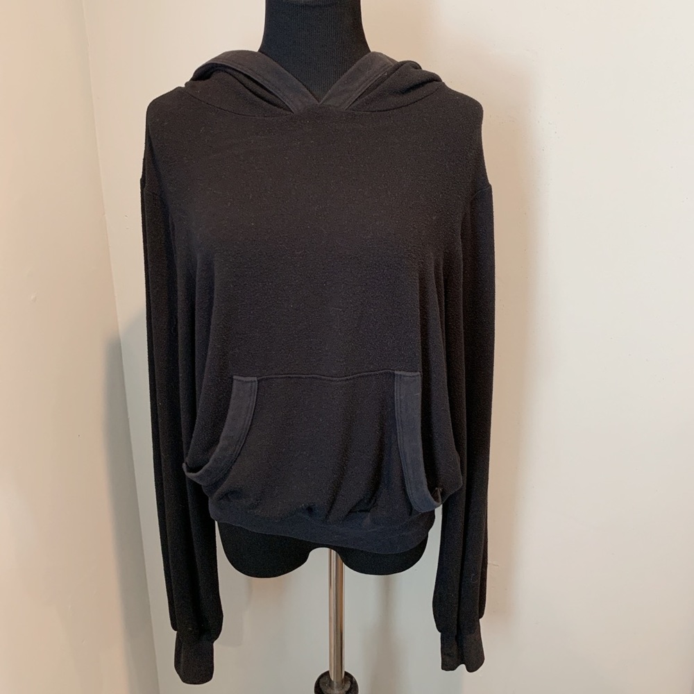 Wildfox black baggy beach jumper hoodie size small.